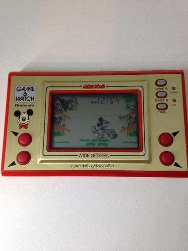 NINTENDO GAME AND WATCH - WALT DISNEY MICKEY MOUSE, 1981  - RARE AND GREAT FIND -